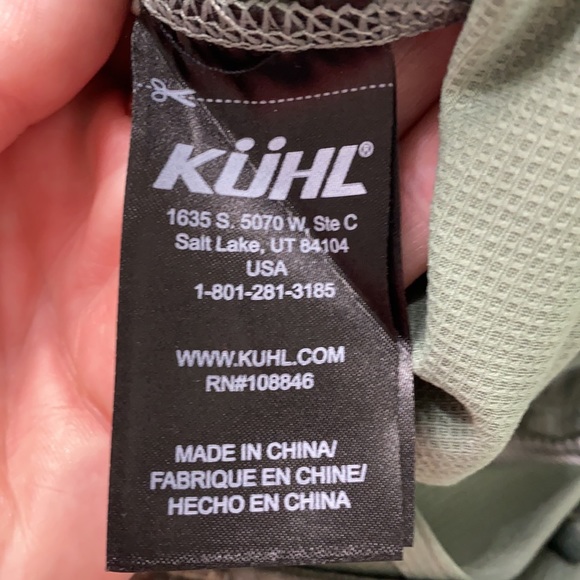 Kuhl green cargo skort size 12 - Picture 13 of 15